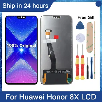 AiNiCole 6.5'' За Huawei Honor 8X LCD дисплей сензорен екран дигитайзер събрание чест JSN-L22 L42 L11 LCD екран замяна