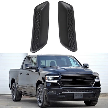 Car Front Right & Left Side Hood Bezel Grille Cover Sport For Dodge Ram 1500 2010-2021 68324991AA & 68324990AA
