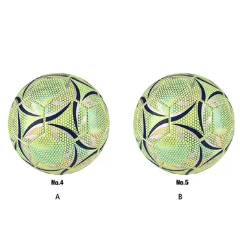 PU Стандартен размер Светлинен футбол Осветителни умения на терена Широко приложение Футболно обучение
