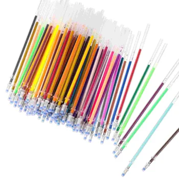 Заместители писалки цветни неутрални пълнители кръст химикалка цветен гел дете блясък