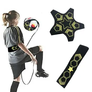 Soccer топка жонглиране чанти Детски помощен циркулярен колан Детско тренировъчно оборудване Деца възрастни Регулируем колан за кръста за футбол