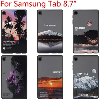 Боядисани пейзажи модел кожата чувство стил случай за Samsung Galaxy Tab A7 Lite 8.7