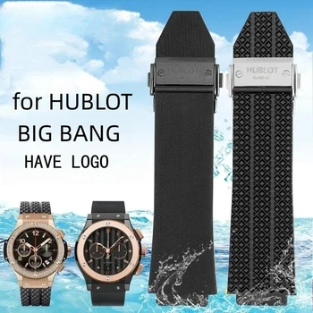25*19mm силиконова лента за часовници за HUBLOT BIG BANG Classic Fusion Series 25 * 17mm водоустойчива мъжка каишка за часовник аксесоари
