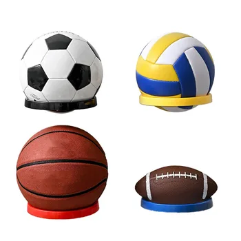 Стенен монтаж топка съхранение багажник баскетбол футболна топка организатор рамка спортен магазин топка дисплей стойка топка притежателя топка скоби