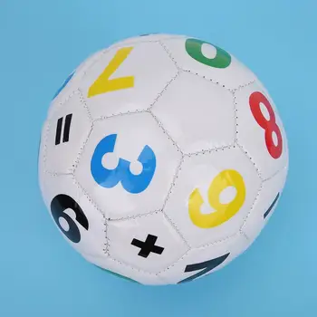 Външна детска футболна топка Размер 2 Спортно оборудване за упражнения бяло с номер