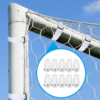 1/5/10PCS Soccer Net Support Strap Soccer Net Clip Резервни части Дизайн на ключалката за футбол Регулируемо тренировъчно оборудване
