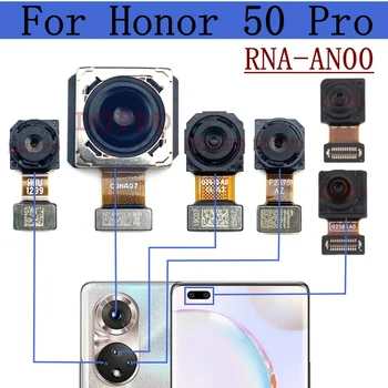 Предна задна камера за Huawei Honor 50 Pro RNA-AN00 Оригинално челно селфи, обърнато назад Модул за основна камера Flex Части