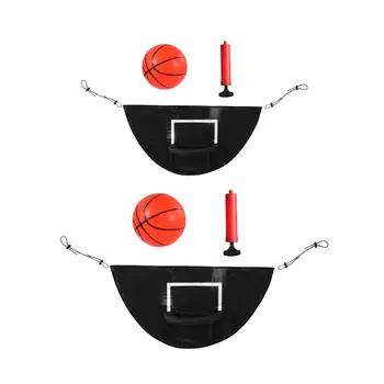 Детски баскетболен обръч Лесен за инсталиране баскетболен тренировъчен лек универсален борд гол игра за прав полюс и извит полюс