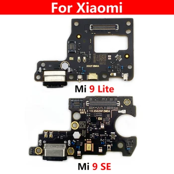 100% оригинално USB зарядно устройство порт за зареждане Flex кабелен конектор Dock Board микрофон за Xiaomi Mi 9 / Mi 9 Lite / Mi 9 se