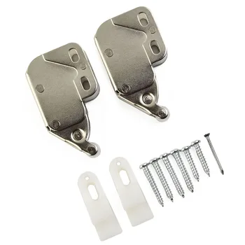 Touch Latch Automatic Spring Catch For Push To Open Шкаф Шкаф Врата Bounce Lock За кабинета Врати Мебели Хардуер