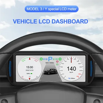 Heads Up Dashboard For Tesla Model 3/Y Head-up Display Speedometer Digital Dashboard Panel with 6.8'' HD IPS Screen