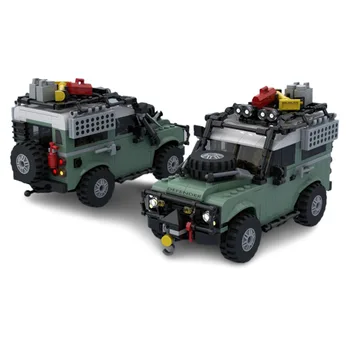 MOC Creative High-Tech Supercar Off-Road Defender SUV Vehicle Car Model Building Blocks Bricks Toys for Kids Boys Birthday Gifts