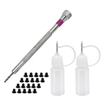 New-5 Set Pod Hole-Punching Oil Greasing Set For RELX Infinit Classic Pod, For YOOZ SP2S Universal Pod Hole Oiling Tool Set