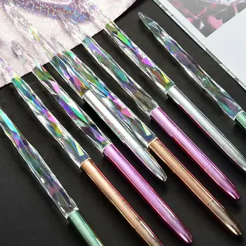 Diamond Gel Pen 0.5mm Тяло на писалката 17cm цвят злато, сребро, розово, зелено
