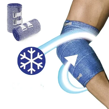 1Pc лед охлаждане превръзка еластични лед пакет обвивка самостоятелно залепване обвивка за облекчаване на болката щамове натъртвания първа помощ незабавна студена терапия