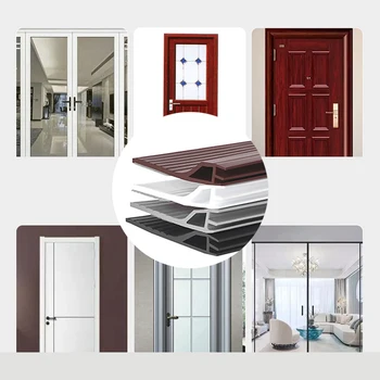 Door Seal Strip Internal Door Draft Excluder Strip Self Adhesive Tape Bottom Seal Stopper Home Noise Prevention For Sashes
