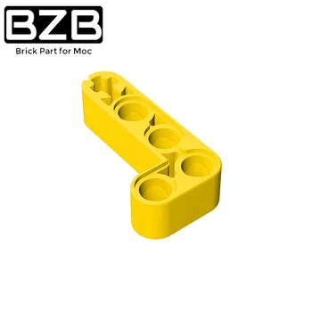 BZB 10pcs MOC 32140 Високотехнологична греда 2 x 4 L-образно повдигащо рамо Огъната дебела съвместима сглобява части за строителни блокове DIY Kid Edu Toy