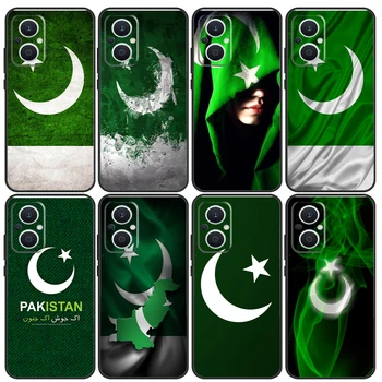 Пакистан флаг банер случай за OPPO Reno 10 8 Pro 4 5 6 7 Lite 8T 4Z 5Z OPPO намери X6 Pro X2 X3 Neo X5 Lite капак