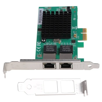 за Intel 82575 Двойна гигабитова мрежова карта PCI 1000Mbps Desktop Ethernet Nic