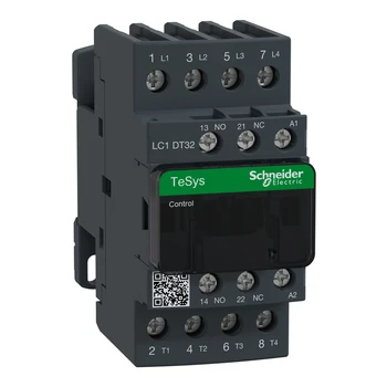 Нов оригинален Schneider LC1DT32M7C бобина 220VAC напрежение ток контактор 32A 4P 4NO TeSys D LC1D