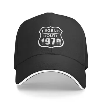 Класическа легенда са родени през 1970 г. Бейзболна шапка за възрастни 52 години подарък за рожден ден регулируема татко шапка за мъже жени слънцезащита