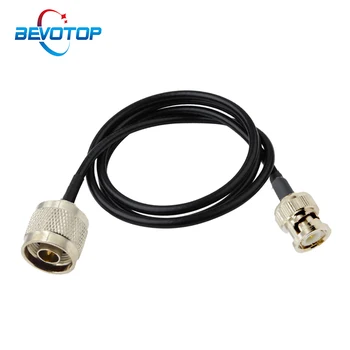 BEVOTOP BNC мъжки към N мъжки RG58 50 Ohm RF коаксиален кабел за система за видеокамера BNC коаксиален удължителен джъмпер Pigtail кабел