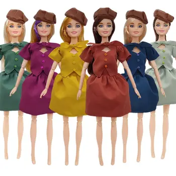 Модна рокля за 1/6 30 см кукла ежедневно облекло парти принцеса пола шапки дрехи за кукла Барби аксесоари 11.5 '' играчка деца подарък