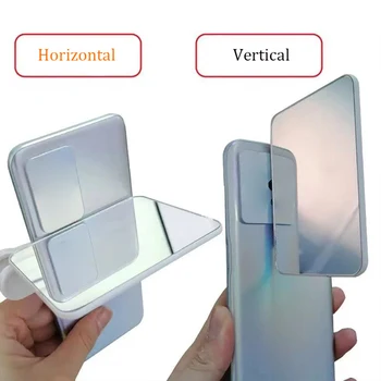 Бял комплект за отразяване на огледало за многократна употреба за телефон - Насладете се на професионални изображения и лесен за носене бял