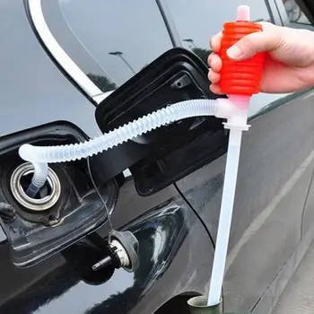 Кола ръчна помпа мазут бензин трансфер издънка ръчно вода сифон чейнджър авто резервоар устройство смукателна тръба аксесоари T8R8