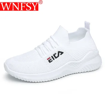 Wnfsy Дамски обувки за бягане Удобни спортни обувки Дамска тенденция Леки обувки за ходене Дамски дишащи маратонки Zapatillas