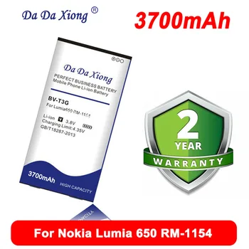 DaDaXiong 3700mAh BV-T3G Li-ion За Nokia Microsoft Lumia 650 RM-1154 BVT3G телефон батерия