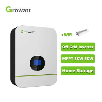 Growatt Home Use 5kw SPF 5000 TL HVM Off Grid Phase Pure Sine Wave 5000w Solar PV инвертор