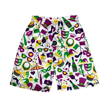 Плажни шорти Мъжко и дамско облекло 3D дигитален печат ежедневни шорти Модна тенденция двойка Панталони 17