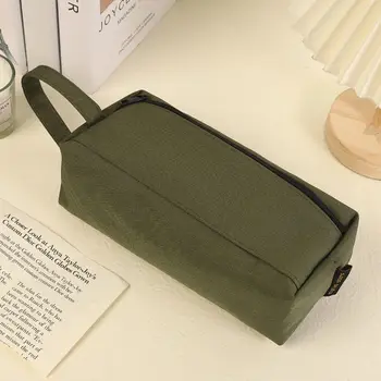 Козметична торбичка канцеларски чанта Преносим настолен организатор Държач за молив Чанта за молив Чанта за съхранение с голям капацитет Студент