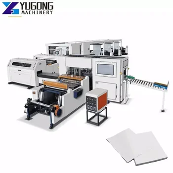 YG A4 машина за рязане на хартия PLC Автоматична производствена линия за рязане на хартия за копиране и опаковане на хартия Бизнес продажба в Германия