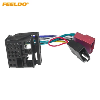 FEELDO Car Radio Audio ISO кабелен адаптер за Volkswagen Auto Stereo ISO Head Units Кабел