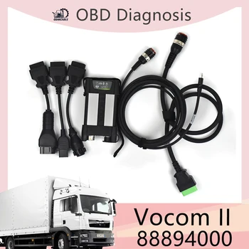 V2.8 ptt премиум технология за volvo vocom vcads 88894000 VOCOM II VOCOM 2 за инструменти за диагностика на багери за камиони Renault ud Mack