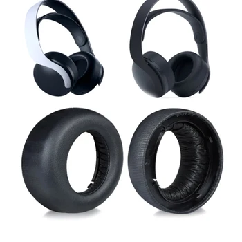 Подложки за уши за PS5 PULSE 3D слушалки за подмяна на слушалки Възглавнички за уши Чисто нови висококачествениEar Cover Ремонт на черни слушалки
