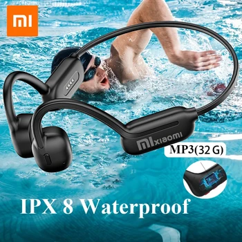 Xiaomi Mijia плуване костна проводимост слушалки Bluetooth безжичен IPX8 водоустойчив 32GB MP3 плейър Hifi слушалки микрофон