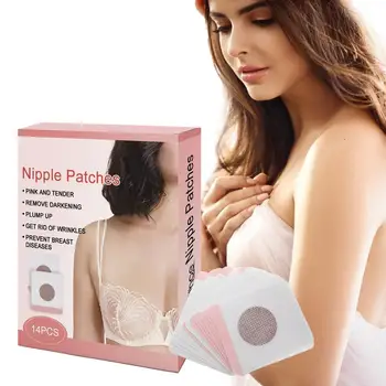 Breast Lift Patches 14PCS Natural Plant Essence Lifting Breast Patch Bust Enlargement Patch For Improve Sagging Skin Promote