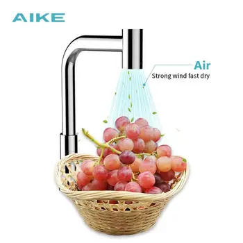 AIKE Нова автоматична сушилня за ръце Въздушен кран Машина за сушене на плодови зеленчуци Интелигентен кухненски уред Високоскоростен сушилня Домакински уред