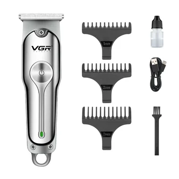 VGR машинка за подстригване тример машина за рязане за мъже Електрически бръснар Професионални бръснарски машини Кътър оборудване акумулаторна v071