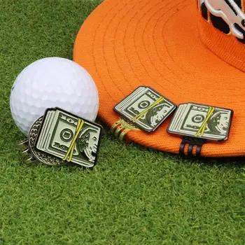 долар голф топка маркер магнитна голф шапка клипове долар Бил голф топка Марк голф обучение помощни средства инструмент голф консумативи