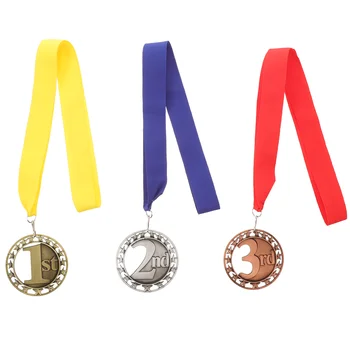 Декоративен медал Спортна игра Висящ медал Кръгъл награден медал с лента