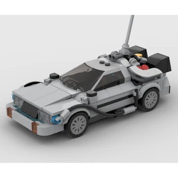 320PCS MOC шампион по скорост Пътуване във времето Модел на кола Градивни блокове Технология на градивните блокове Творчески сглобен подарък за детска играчка