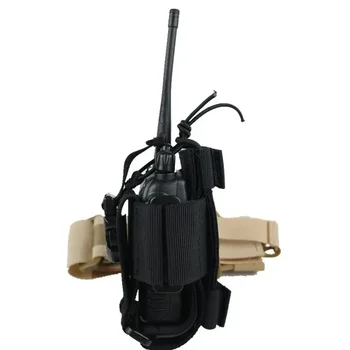 Найлонова торбичка Радио уоки токи държач чанта колан пакет Ловни аксесоари списание торбичка открит Airsoft оборудване