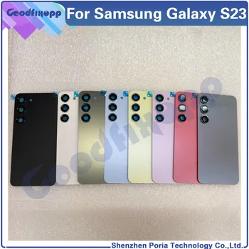 За Samsung Galaxy S23 SM-S911 S911 Заден капак на вратата корпус батерия задна кутия ремонт части подмяна