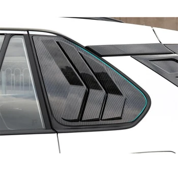 CEYUSOT FOR New Toyota RAV4 Car Styling 2PCS ABS Пластмасови капаци на задното стъкло Триъгълни капаци Капак Trim Спойлер аксесоари 2019 2020